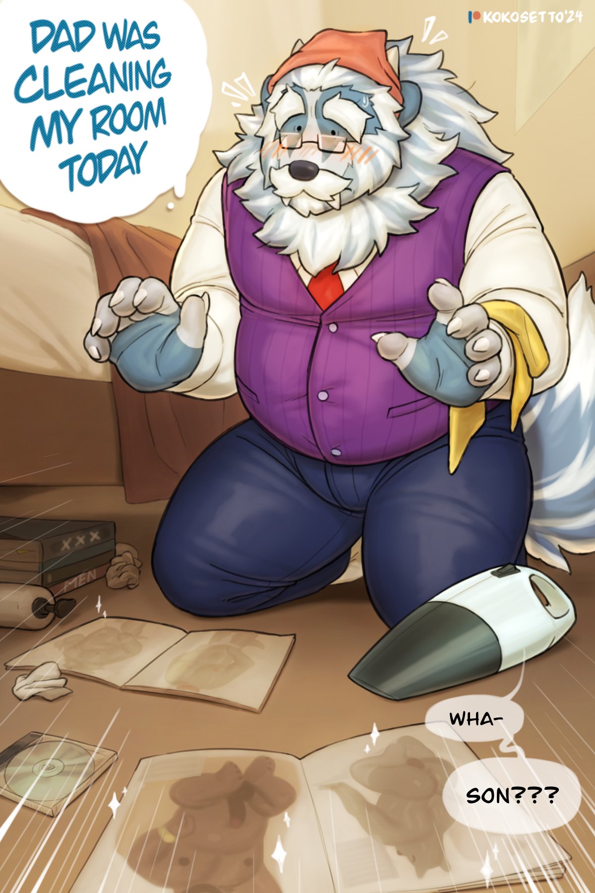 Dad Was Cleaning My Room Today page 1 full