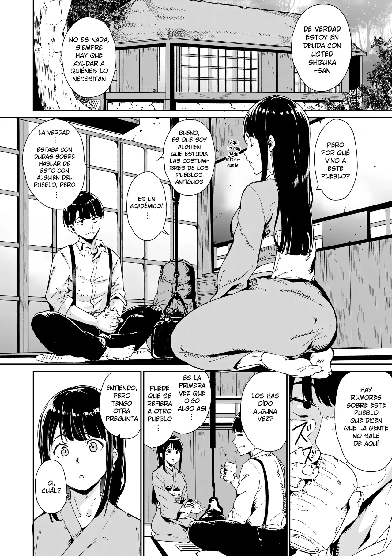 Yamitsuki Mura【Dai Ichiyo】| El pueblo Oscuro【Noche 1】 page 4 full