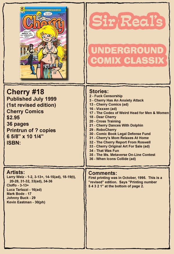 Cherry #18 page 1 full