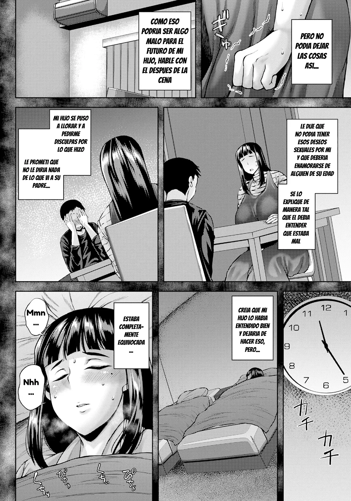 Mesuhaha Kanraku｜Mi Madre Resultó ser una Perra Lasciva page 4 full