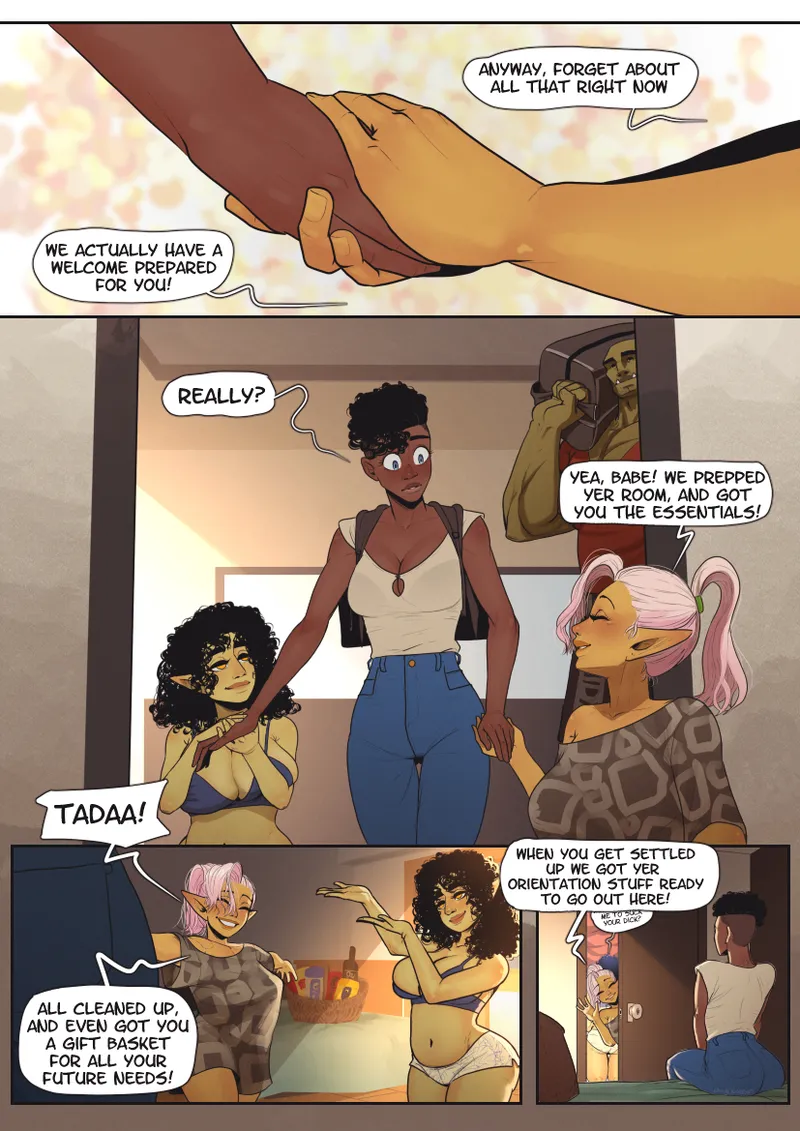 A Special Gobbo College Comic: Erika's First Day page 12 full