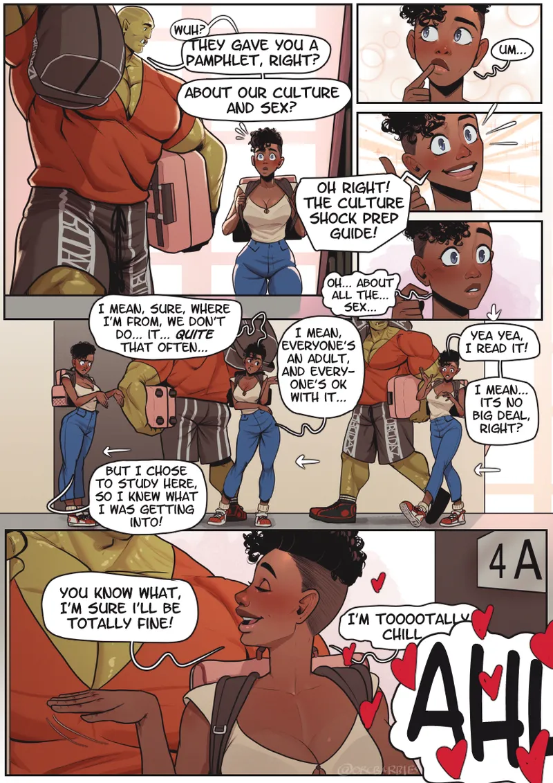 A Special Gobbo College Comic: Erika's First Day page 7 full