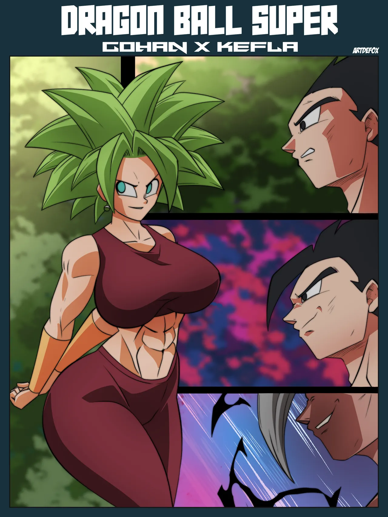 Gohan Tearing Kefla Up page 1 full
