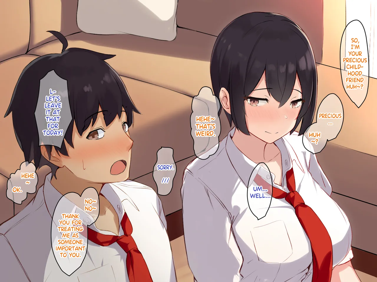 H na Koto ga Nigate da to Omotte Ita Boyish Kyonyuu Osananajimi wa, Hentai to Baka ni Sarete Ita Class no Danshi ni Torareteta Hanashi page 6 full