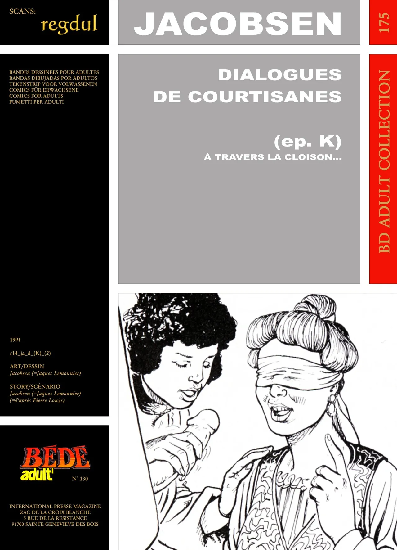 Jacobsen  & Pierre Louÿs - Dialogues de Courtisanes : À travers la cloison … page 1 full